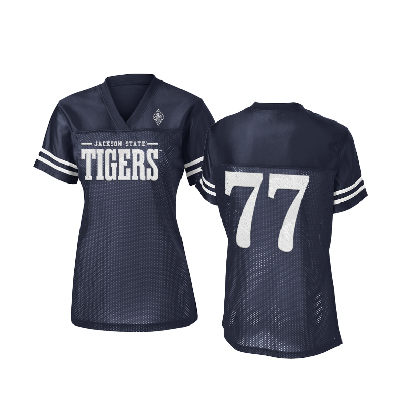 Jackson State Tigers Ladies Football Jersey
